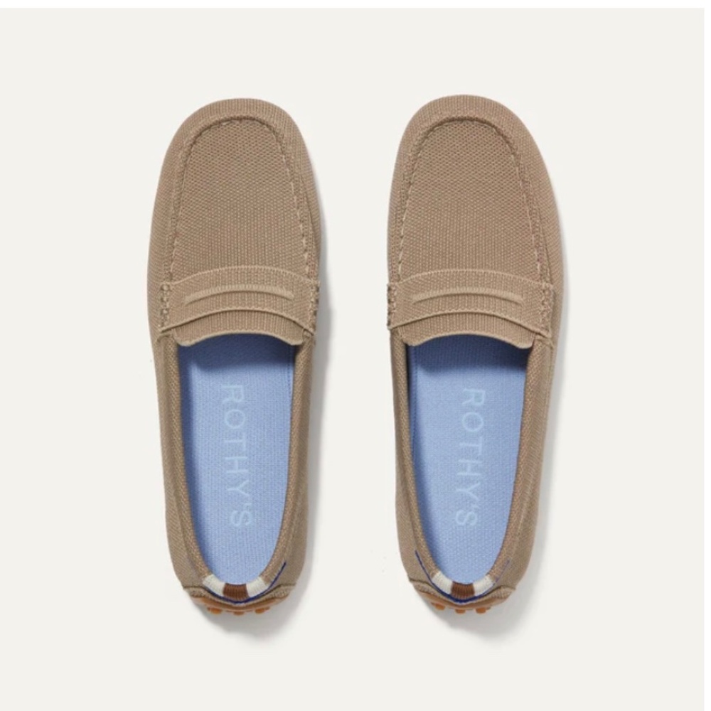 🤩Rothy’s The Driver🤩 Latte Sz 7.5 EUC